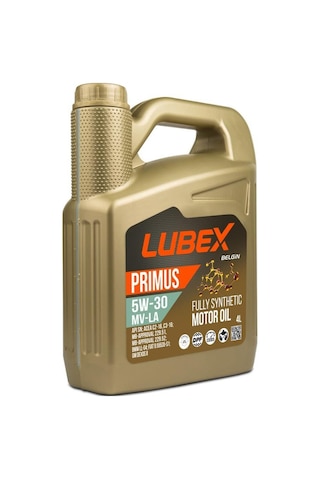 Lubex Primus Mv-La 5W-30 Tam Sentetik Motor Yağı 4 L