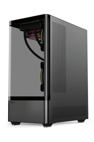 Gametech Intense Siyah Tuş Kontrol Rgb 5x120 Mm Fanlı Gaming Kasa