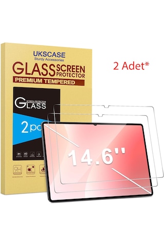 Samsung Uyumlu Galaxy Tab S11 Ultra s10 s9 s8 14.6 İnç Temperli Cam Ekran Koruyucu