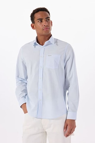 Erkek Regular Fit Tek Cepli Gömlek - Açık Mavi 4112010