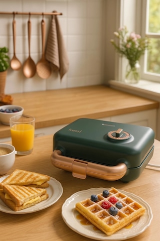 Fressi FR-TM51 700 W Tost Ve Waffle Makinesi