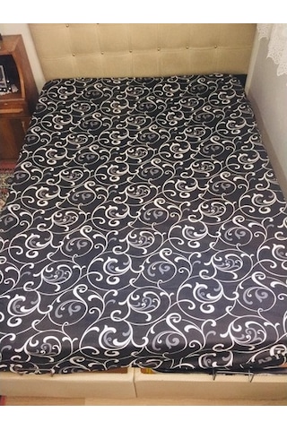 Outlet Battal Boy Lastikli Çarşaf Takımı, Üç Parça,Yastık Kılıflı