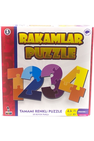 Puzzle Rakamlar Matematik Işaretleri 50 Parça