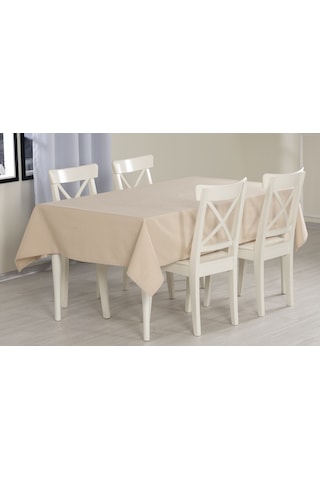 Düz Masa Örtüsü Bej