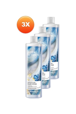 Avon Senses Yulaf Sütü Ve Peygamber Çiçeği Duş Kremi 3 x 500 ML