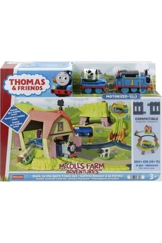 Thomas Ve Arkadaşları Özel Çiftlik Oyun Seti Pilli Thomas Tren Motorlu Thomas Tren Oyun Seti