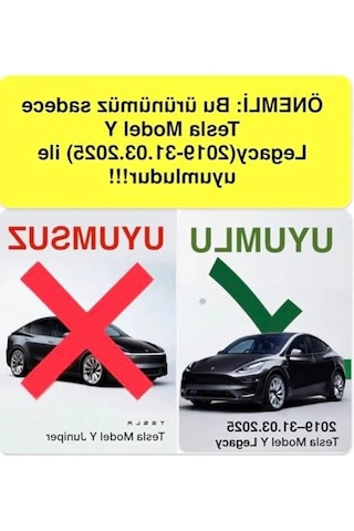 Koltuk Altı Düzenleyici, Tesla Model Y İçin Uygun Tasarım A.Ağaç