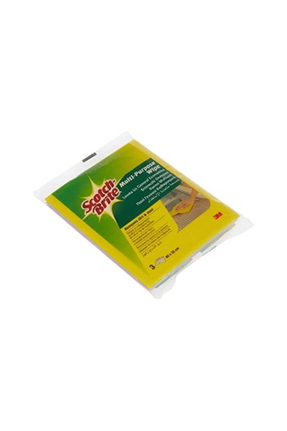 Scotch Brite Genel Kullanım Amaçlı Renkli Bez 3 Adet Sarı/Pembe/Mavi