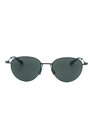Bottega Veneta Bv 1268s 001 51 Unisex Oval Siyah Metal Güneş Gözlüğü