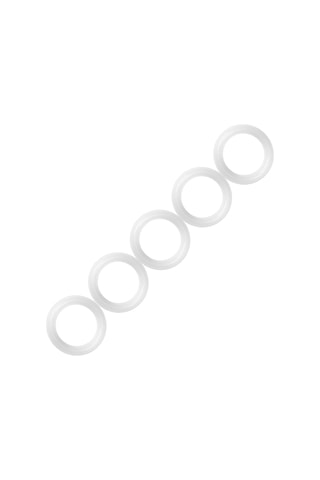 Kosona 1.5" Gıda Grubu Silikon Yalıtım Gasketi, 50.5mm Dış Çaplı Tesisat Fittingleri İçin, 10 Adet Paket