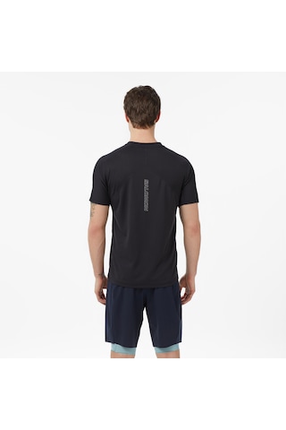 Salomon Sense Aero Erkek Siyah T-shirt Lc2187200 Çok Renkli