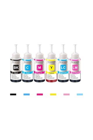 Epson T6731 L1800 Uyumlu Mürekkep 70 ML X 6 Adet