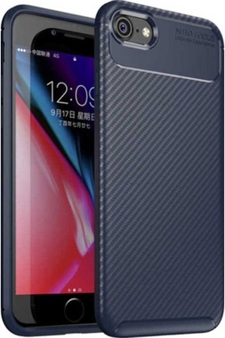 Apple Uyumlu iPhone Se 2022 Kılıf Zore Negro Silikon Kapak Lacivert