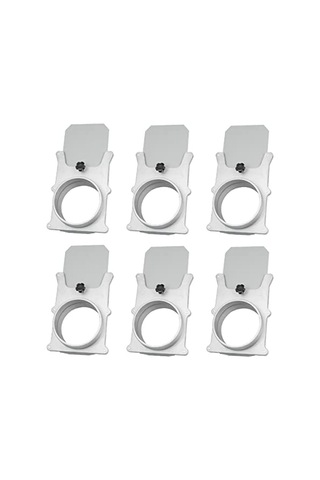Tr 70135-p6v 10 Cm Alüminyum Patlama Kapısı, Toz Toplayıcı/vakum Bağlantıları İçin, 6 Pk