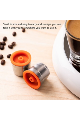 Youmex Stoklu Paslanmaz Çelik Kullandırılabilir Kahve Kapsülü Seti - Illy X7.1/y3.2/y5 Uyumlu - Press, Kaşık Ve Fırça İle Evde Hızlı Kahve Hazırlama Aleti Diğer