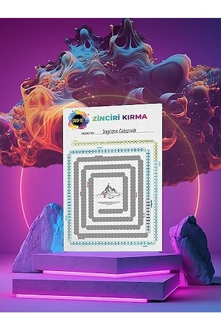 Kazınabilir Zinciri Kırma Posteri, Hedef Zinciri Kırma Kazı Kazan Posteri, Kişisel Gelişim Hediyesi, Zinciri Kırma, Hedefli Poster, Kişisel Gelişim Posteri