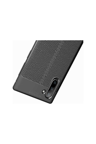 Galaxy Note 10 Kılıf Zore Niss Silikon Kapak Lacivert
