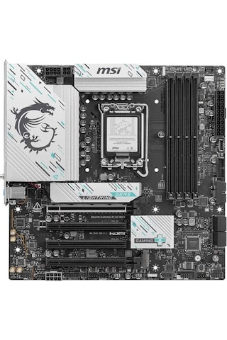 Msı B860m Gamıng Plus Wıfı-7 Ddr5 Hdmı-dp Pcıe 5.0 1851p Matx