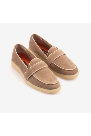 Kemal Tanca Kadın Loafer T101 Vizon