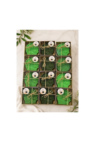 Bayram Hediyelik Renkli Sabun 12 Li Set 8 Cm Kuran & Hediyelik & Bayram & Mevlüd & Hac Hediyesi Diğer