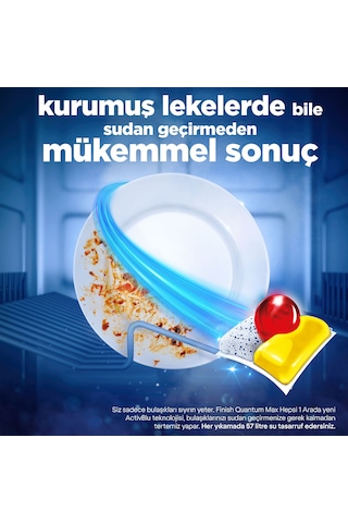Finish Quantum Max Limon Kokulu Bulaşık Makinesi Deterjanı 48 Tablet