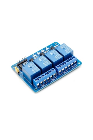 4 Kanal 12v Röle Modül -- Ac 250v 10a -- Optokuplör Izolasyon