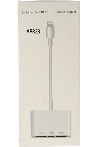 Znv Zenvia Mey İthalat Apr23 Iphone Otg 3in1 - Beyaz Znv2025 Cmn