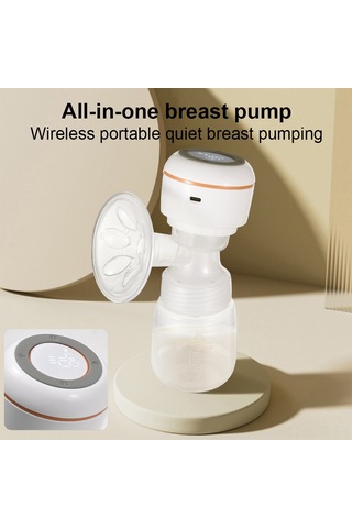 Geeroyoo Yw991 4 Modlu 12 Seviyeli Şarjlı Elektrikli Göğüs Pompası, 180ml Kapasiteli Beyaz Yeni Model