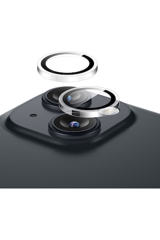 Esr Apple iPhone Uyumlu 15 / 15 Plus Kamera Lens Koruyucu Şeffaf