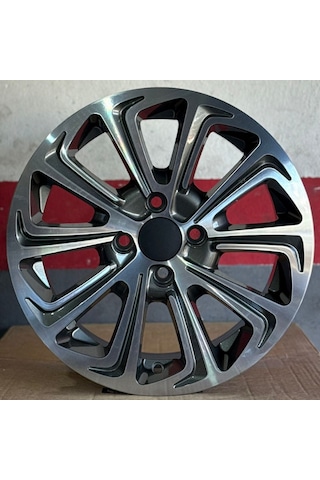 4 100 15 6.5 Et35 Ch67.1 Gun Metal Diamond Tek Jant