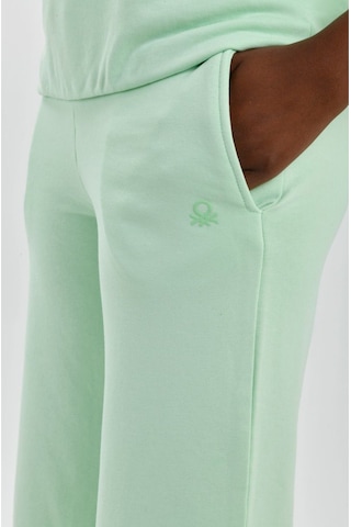 Kadın Yanları Cepli Beli Büzgülü Eşofman Altı Mint