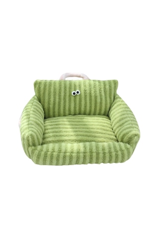 Suntek Yastıklı Evcil Hayvan Kanepe Yatağı Yuvası Yeşil-s