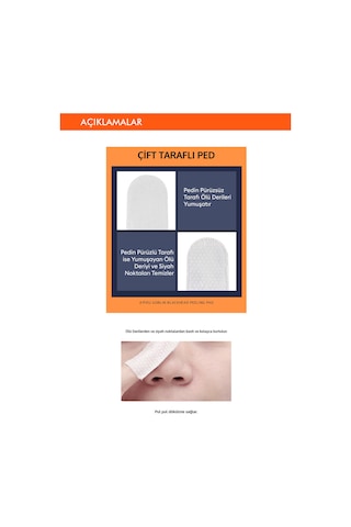 Missha A'PIEU Goblin Blackhead Peeling Pad Siyah Nokta ve Gözenek Temizleyici Peeling Ped