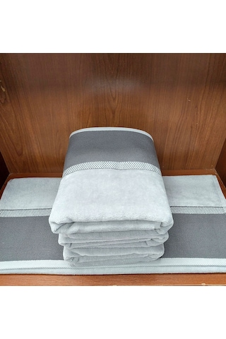 Özdilek 2li Kdf Pamuk El-yüz Havlusu 50x90 -jalen Gri Gri