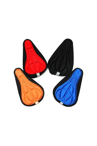 Fochsia Kırmızı Stil Yumuşak Bisiklet Koltuk Kılıfı 3d Jel Bisiklet Koltuk Pedalı Rahat Köpük Altın