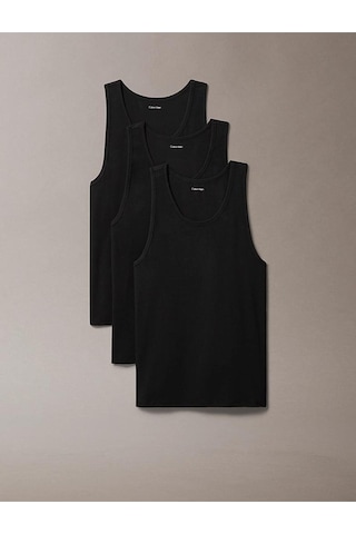 Erkek Tank 3pk T-shirt Siyah