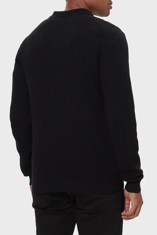 Hugo Erkek Polo Yaka Sweat 50524556 001 Siyah Siyah