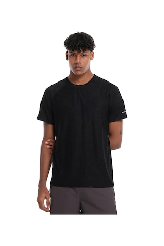 Sportive Atami Erkek Siyah Günlük Stil T-shirt 25ye009-syh Siyah