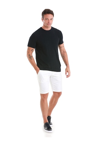 Hatemoğlu Lacivert Regular Fit Jakarlı Bisiklet Yaka Tişört 35102024c004 005 Lacivert