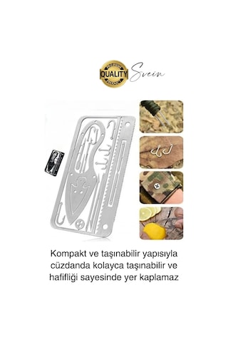 Paslanmaz Kamp Çelik Çok Fonksiyonlu İşlevsel Balıkçı Kiti Hayatta Kalma Balık Tutma Olta Uç Seti Cep Boy Çok Renkli