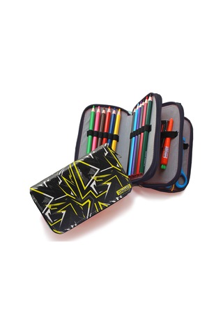 Kalem Kutusu Siyah Kamuflaj Organizer Kalemkutu Kalemlik