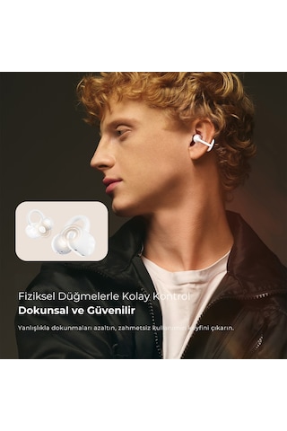 Soundpeats Pop Clip Open-Ear Enc Ows Bluetooth 5.4 Kablosuz Kulaklık