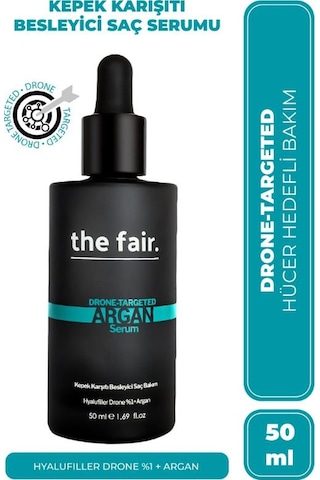 the fair. Drone-targeted Argan Besleyici Vegan Saç Serumu %1 Hyalufiller Drone Argan 50 ML