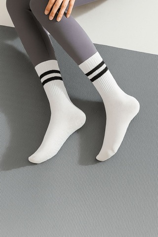 Lykos 1 Çift Yeşil Yoga Pilates Kaydırmaz Çorap Yeşil