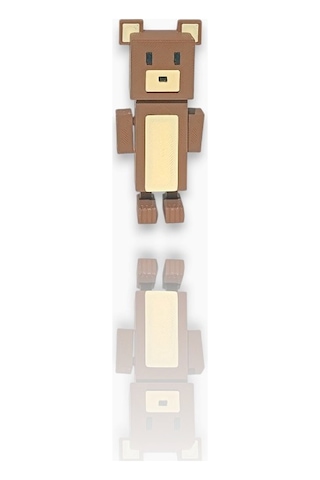 Super Bear Adventure, Baaren-şika, Penguen, Tilki, Tavşan, Timsah, Arı Loy3d 9 Cm Kahverengi