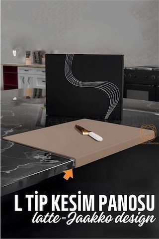 Köşeli Kesim Panosu Latte Kesim Tahtası Jaakko Design 720996 Diğer