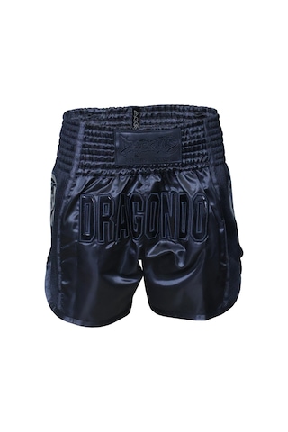 Dragondo Mt3030 Dark Night Muaythai Şortu Kick Boks Şortu Siyah