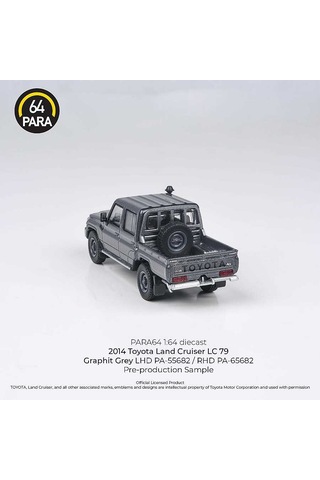 Para64 Toyota 2014 Land Cruiser Double Cab Pickup Lc79 Graphite Grey Rhd Pa-65682 Çok Renkli
