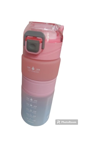 Taros Color Rainbow Matara 600 Ml Pembe Kapaklı