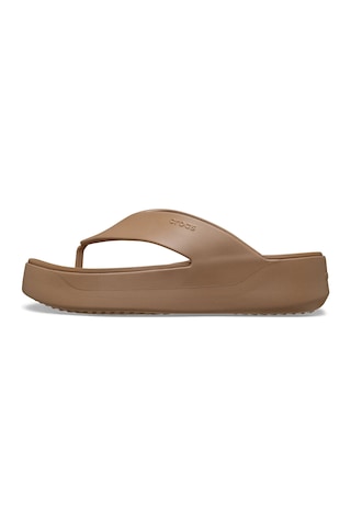 Crocs Getaway Platform Flip Kadın Terlik Cr209410 Crc.2jj Kahverengi